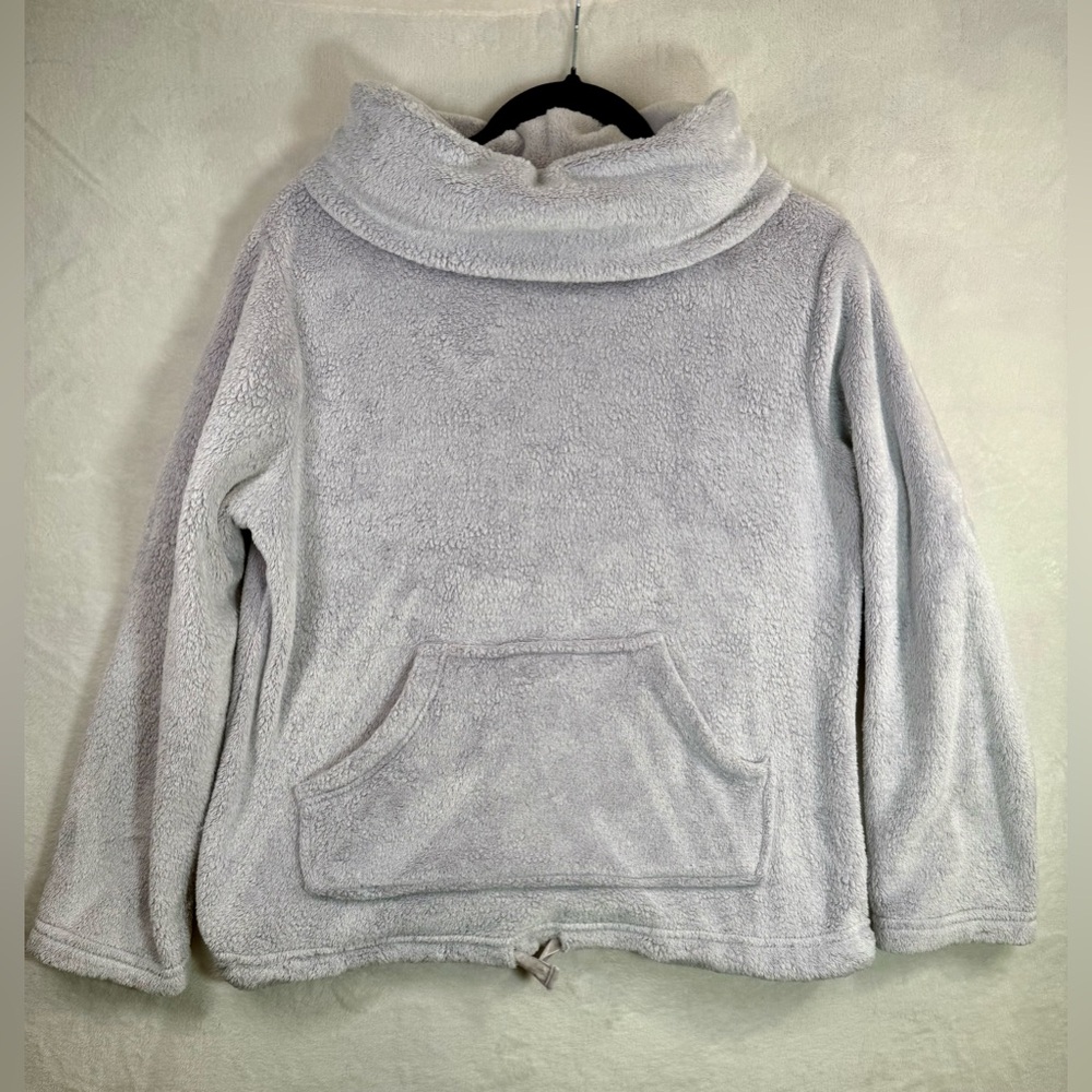 Fat Face Light Purple Turtleneck Fleece Sweatshirt Size UK 10/US 6